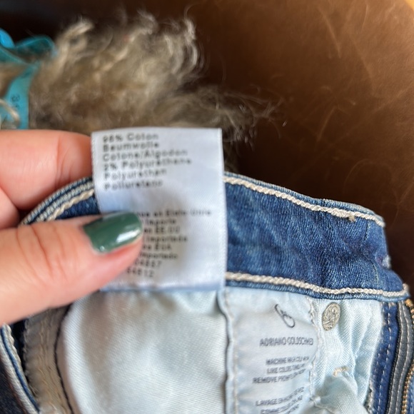 AG prima crop jeans denim mid rise 25 - Picture 6 of 7